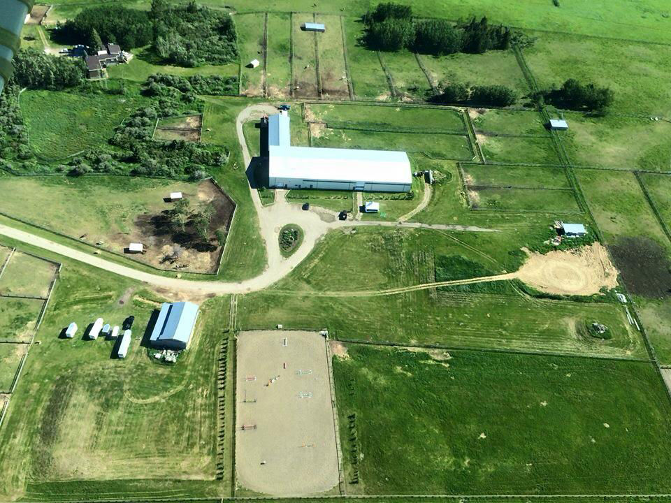 New View Stables Aerial View